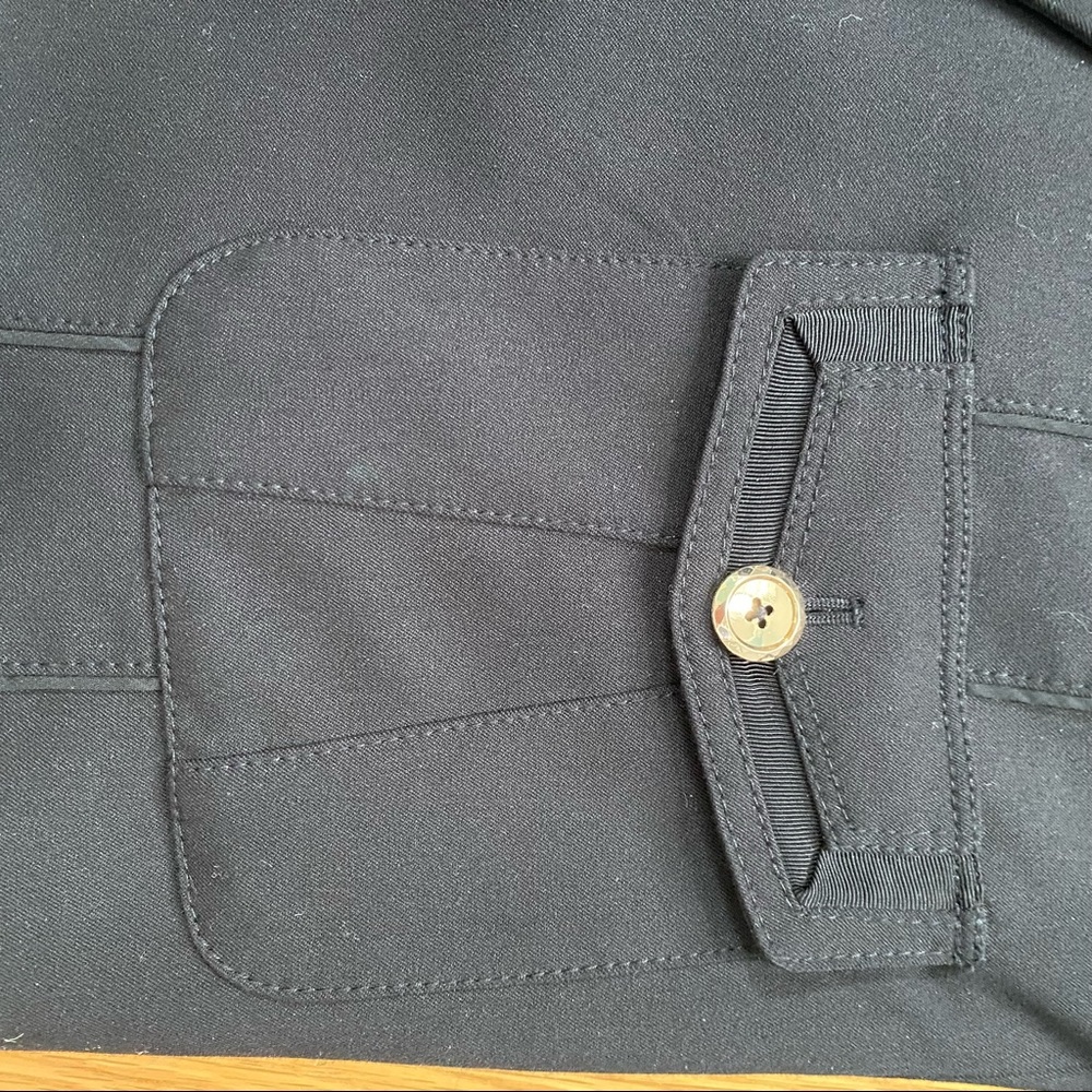 WHBM White House Black Market ruffle collar black blazer - Picture 12 of 12